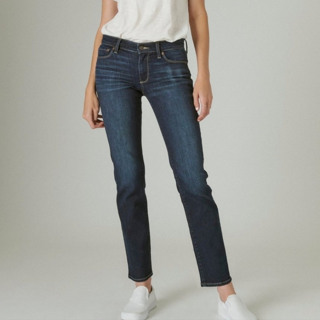 Lucky Brand Southside Zoe Straight Leg Denim Jean